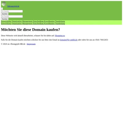 Screenshot führungsjob.de