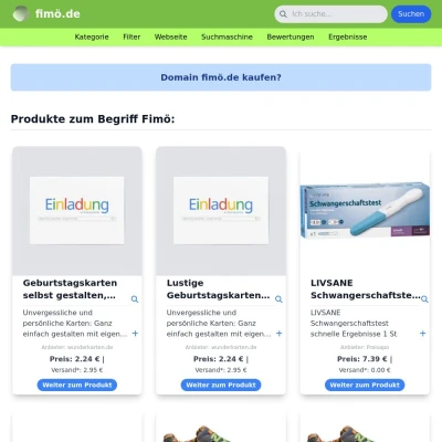 Screenshot fimö.de