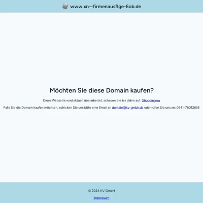 Screenshot firmenausflüge.de