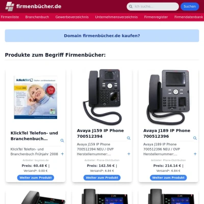 Screenshot firmenbücher.de