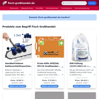 Screenshot fisch-großhandel.de