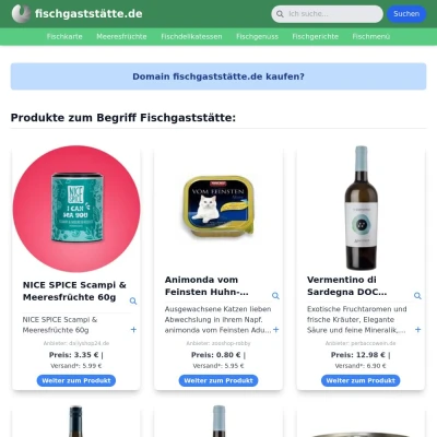 Screenshot fischgaststätte.de