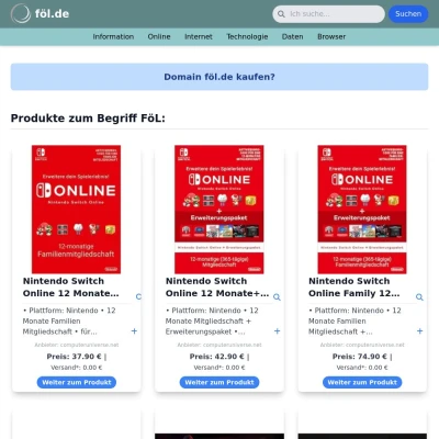 Screenshot föl.de