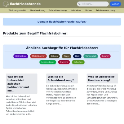 Screenshot flachfräsbohrer.de