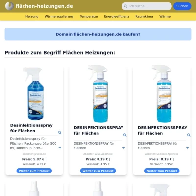 Screenshot flächen-heizungen.de