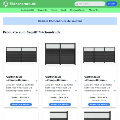 Screenshot flächendruck.de