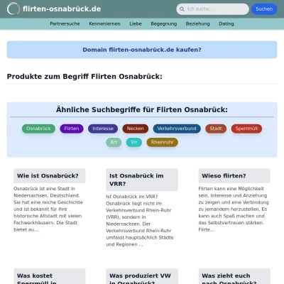 Screenshot flirten-osnabrück.de