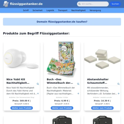 Screenshot flüssiggastanker.de