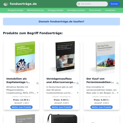 Screenshot fondserträge.de