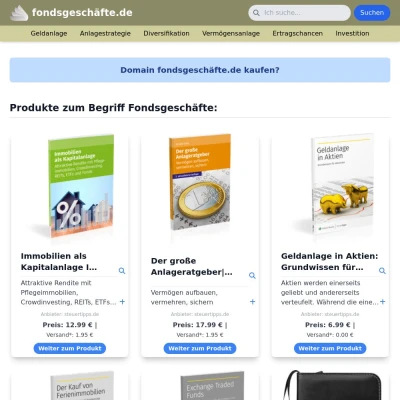 Screenshot fondsgeschäfte.de