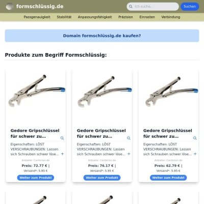 Screenshot formschlüssig.de