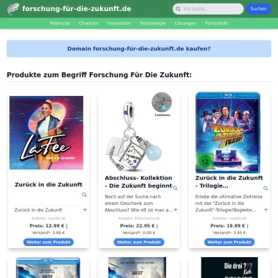 Screenshot forschung-für-die-zukunft.de