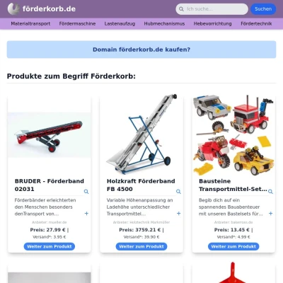 Screenshot förderkorb.de