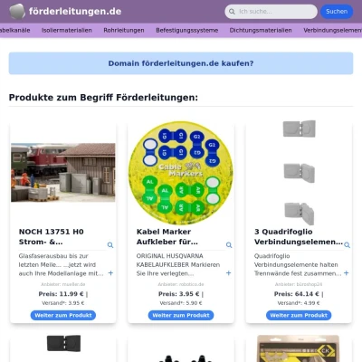 Screenshot förderleitungen.de