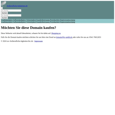 Screenshot freiberufliche-tätigkeiten.de