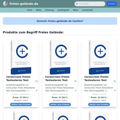 Screenshot freies-gelände.de