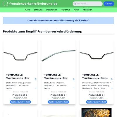 Screenshot fremdenverkehrsförderung.de