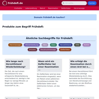 Screenshot frühdefi.de