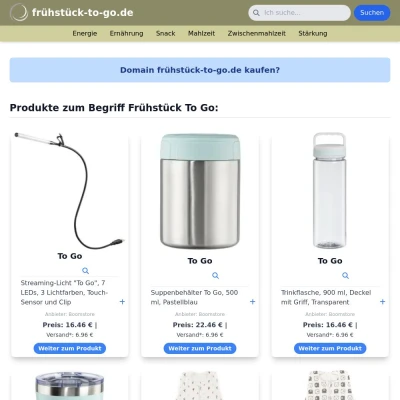 Screenshot frühstück-to-go.de