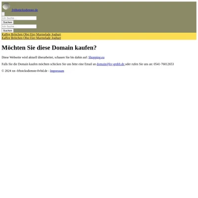 Screenshot frühstücksdienste.de