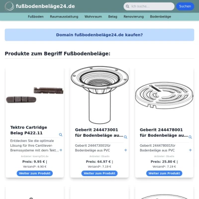 Screenshot fußbodenbeläge24.de