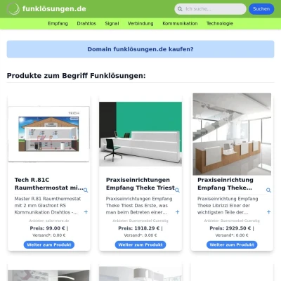 Screenshot funklösungen.de