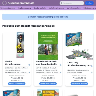 Screenshot fussgängerampel.de