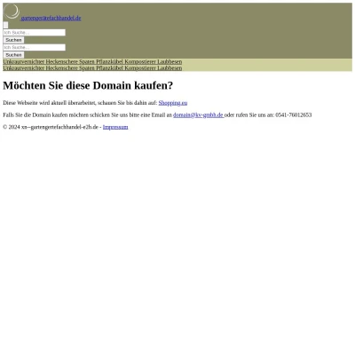 Screenshot gartengerätefachhandel.de