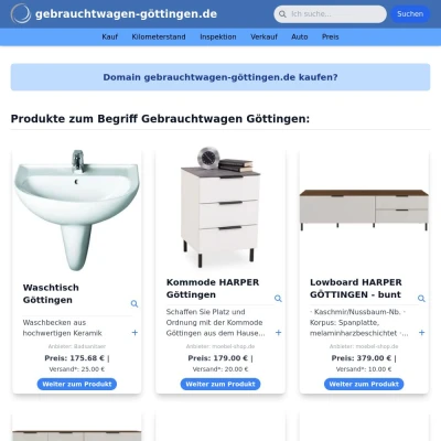 Screenshot gebrauchtwagen-göttingen.de