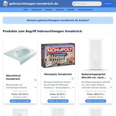 Screenshot gebrauchtwagen-osnabrück.de