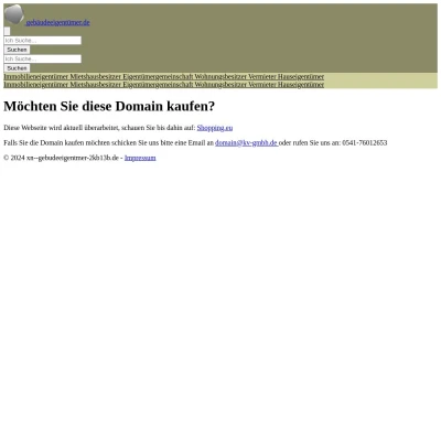 Screenshot gebäudeeigentümer.de