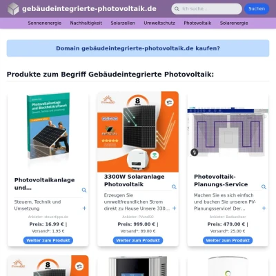 Screenshot gebäudeintegrierte-photovoltaik.de