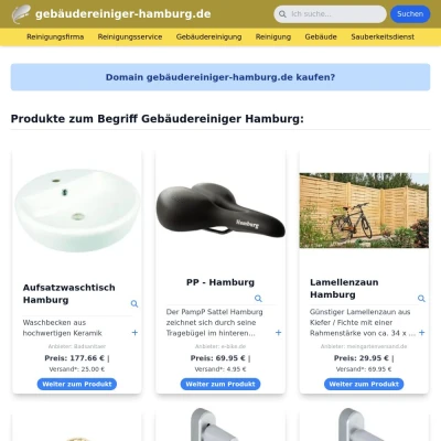 Screenshot gebäudereiniger-hamburg.de