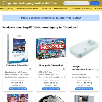 Screenshot gebäudereinigung-in-düsseldorf.de