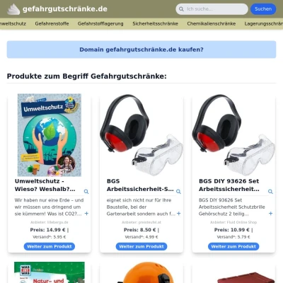 Screenshot gefahrgutschränke.de