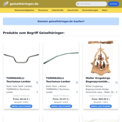 Screenshot geiselhöringer.de