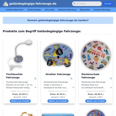 Screenshot geländegängige-fahrzeuge.de