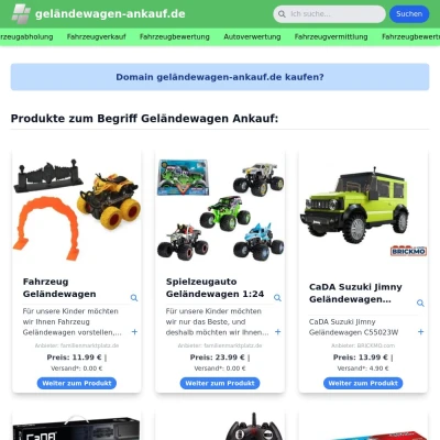 Screenshot geländewagen-ankauf.de