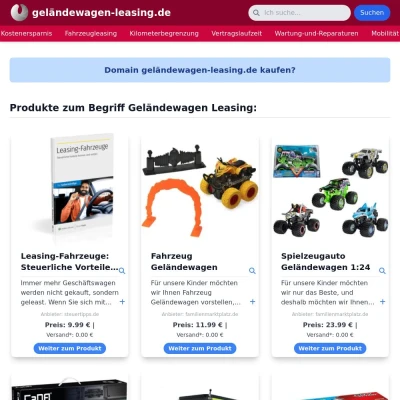 Screenshot geländewagen-leasing.de