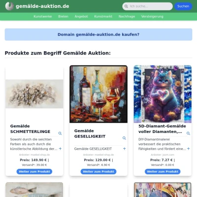 Screenshot gemälde-auktion.de