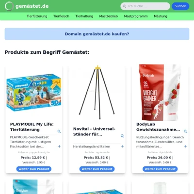 Screenshot gemästet.de
