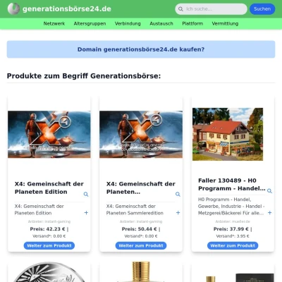 Screenshot generationsbörse24.de