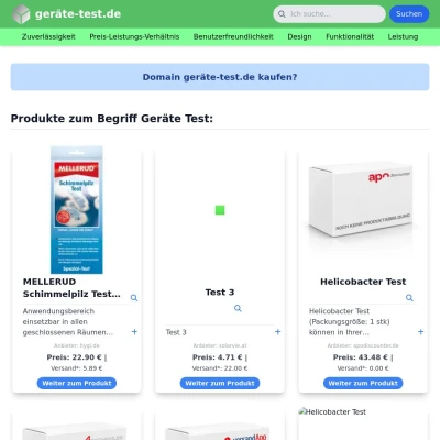 Screenshot geräte-test.de