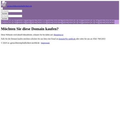 Screenshot geräuschüberempfindlichkeit.de