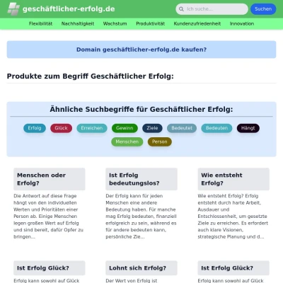 Screenshot geschäftlicher-erfolg.de