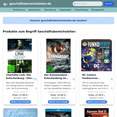 Screenshot geschäftsbereichsleiter.de