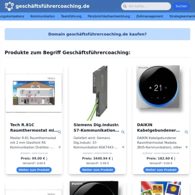 Screenshot geschäftsführercoaching.de