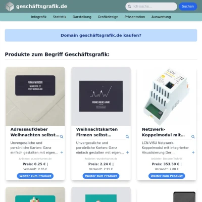 Screenshot geschäftsgrafik.de