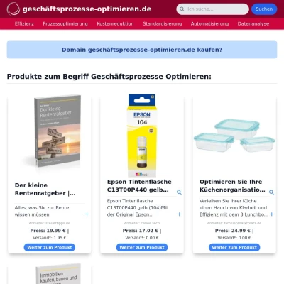 Screenshot geschäftsprozesse-optimieren.de