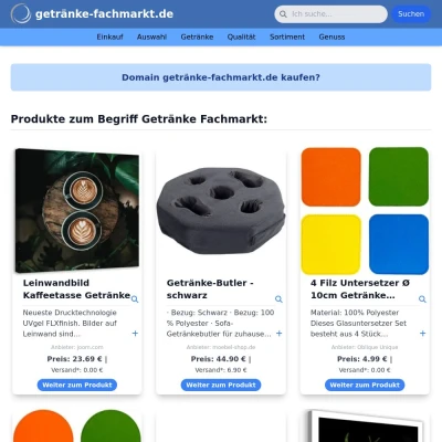 Screenshot getränke-fachmarkt.de